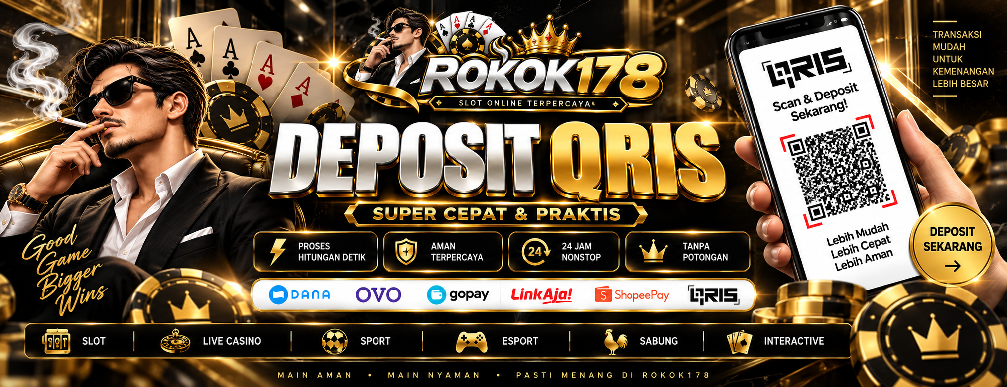 DEPOSIT VIP QRIS SUPER CEPAT